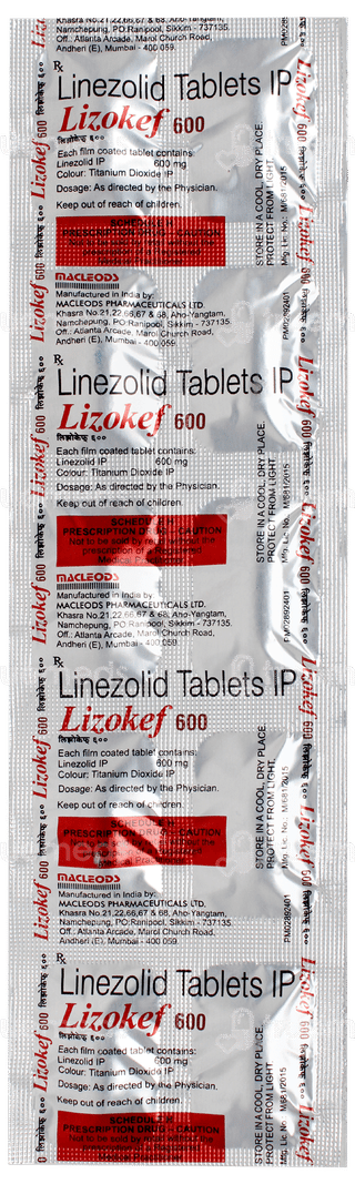 Lizokef 600 Tablet 10