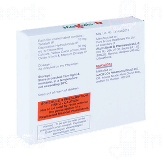 Megalis D Tablets 4