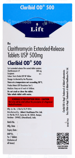 Claribid Od 500 Tablet 7