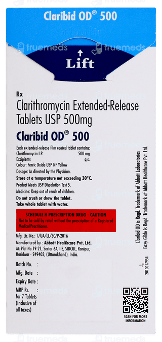 Claribid Od 500 Tablet 7