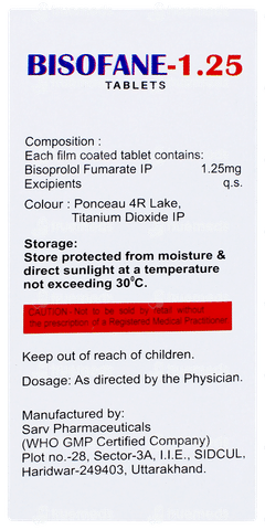 Bisofane 1.25 Tablet 10 Bisofane 1.25 Tablet 10