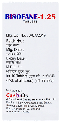 Bisofane 1.25 Tablet 10 Bisofane 1.25 Tablet 10