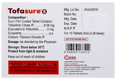 Tofasure 5 Tablet 10 Tofasure 5 Tablet 10