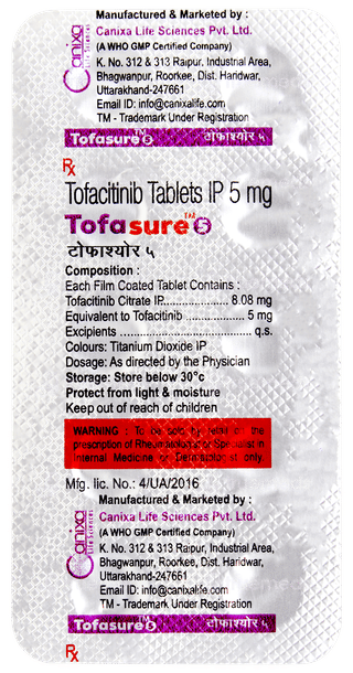 Tofasure 5 Tablet 10