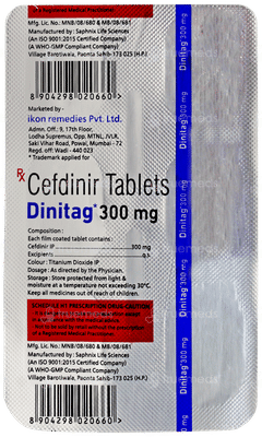 Dinitag 300Mg Tablet 6