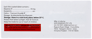 Ebazide 10mg Tablet 10