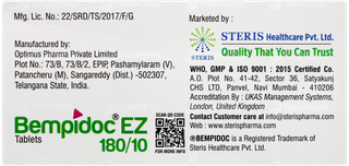 Bempidoc Ez 180/10 Tablet 10