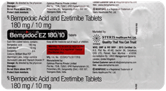 Bempidoc Ez 180/10 Tablet 10 Bempidoc Ez 180/10 Tablet 10