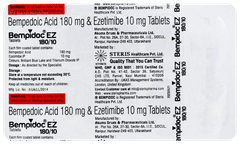 Bempidoc Ez 180/10 Tablet 10 Bempidoc Ez 180/10 Tablet 10