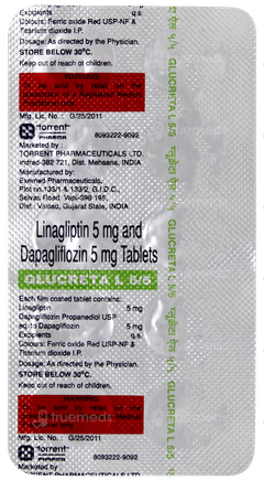 Glucreta L 5/5 Tablet 10 Glucreta L 5/5 Tablet 10