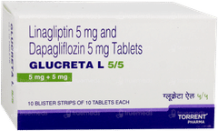 Glucreta L 5/5 Tablet 10 Glucreta L 5/5 Tablet 10