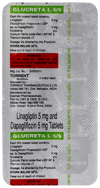 Glucreta L 5/5 Tablet 10