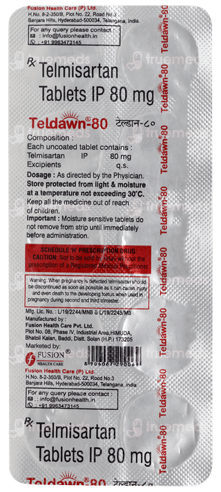 Teldawn 80 Tablet 10