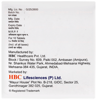 Telcure Beta Plus 25 Tablet 10