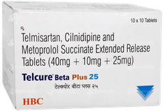 Telcure Beta Plus 25 Tablet 10
