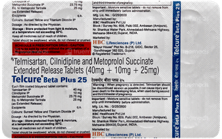 Telcure Beta Plus 25 Tablet 10