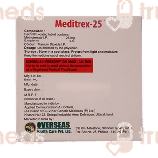 Meditrex 25 Tablet 4