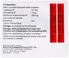 Glynamic Mv 3/0.3 Tablet 10 Glynamic Mv 3/0.3 Tablet 10