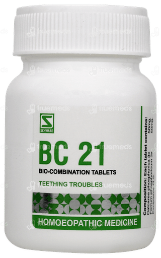 Dr Willmar Schwabe Bio Combination Bc 21 Tablet 25gm