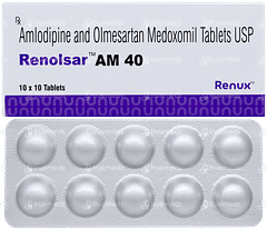 Renolsar Am 40 Tablet 10