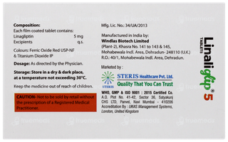 Linaliglip 5 Tablet 15