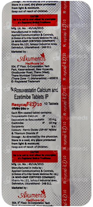 Rosycap Ez 10 Tablet 10