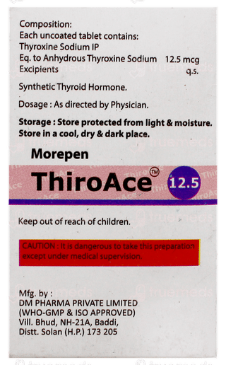 Thiroace 12.5 Tablet 100