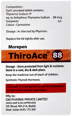 Thiroace 88 Tablet 100 Thiroace 88 Tablet 100