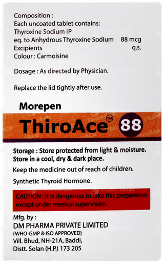 Thiroace 88 Tablet 100