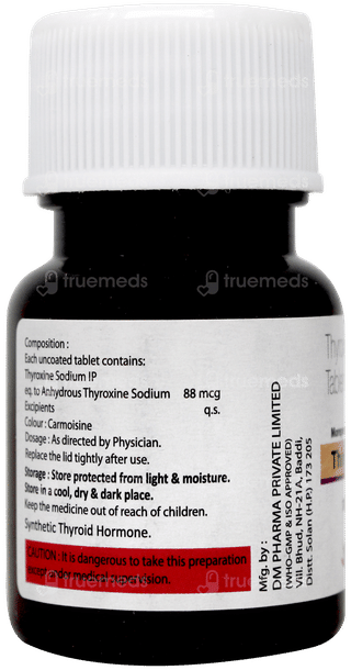 Thiroace 88 Tablet 100