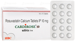 Cardirose 10 Tablet 15