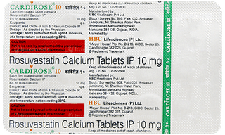 Cardirose 10 Tablet 15