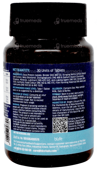 Healthkart Hk Vitals Dht Blocker With Biotin Tablet 30