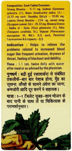 Baidyanath Madhumehari Yog With Gold Tablet 40