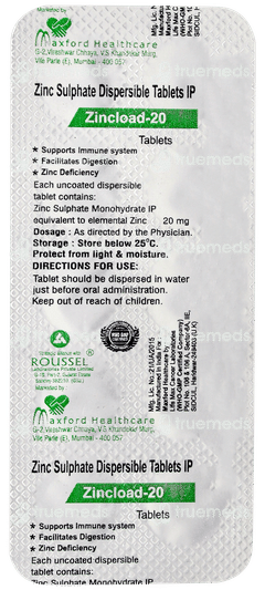 Zincload 20 Tablet 10