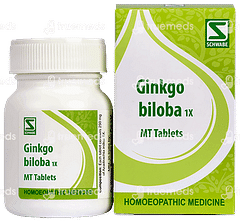 Dr Willmar Schwabe Ginkgo Biloba 1x Mt Tablet 20gm Dr Willmar Schwabe Ginkgo Biloba 1x Mt Tablet 20gm