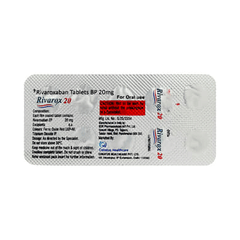 Rivarox 20 Tablet 10 Rivarox 20 Tablet 10