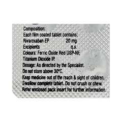 Rivarox 20 Tablet 10 Rivarox 20 Tablet 10