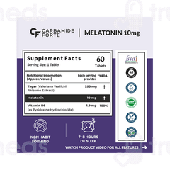 Carbamide Forte Melatonin 10mg With Tagar And Vitamin B6 Tablet 60