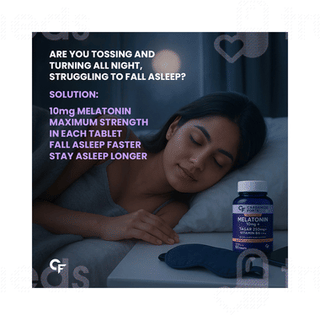 Carbamide Forte Melatonin 10mg With Tagar And Vitamin B6 Tablet 60