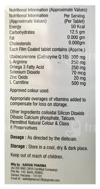 Qtfice Plus Veg Tablet 30