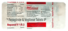 Repanza V 1/0.3Mg Tablet 10 Repanza V 1/0.3Mg Tablet 10