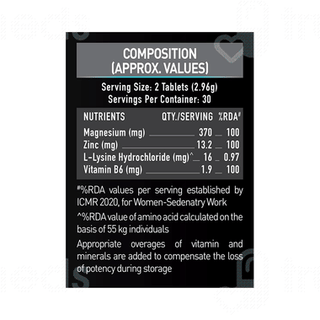 Muscleblaze Mb Zma Tablet 60