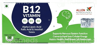 Allen Nutraceuticals B12 Vitamin Tablet 30