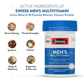 Swisse Ultivite Mens Multivitamin Tablet 30