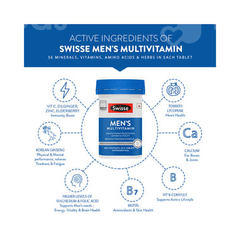 Swisse Ultivite Mens Multivitamin Tablet 60 Swisse Ultivite Mens Multivitamin Tablet 60