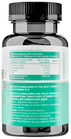 Elcon Vitamin B 12 1500Mcg Tablet 120
