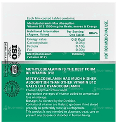 Elcon Vitamin B 12 1500Mcg Tablet 120