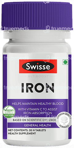 Swisse Ultiboost Iron With Vitamin C Tablet 30
