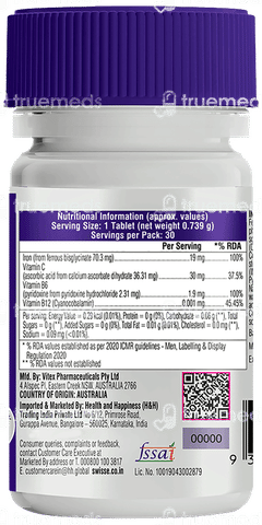 Swisse Ultiboost Iron Tablet 30